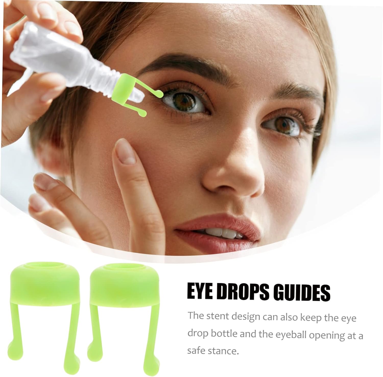 2pcs Eye Drops Helper for Seniors Portable Eye Dropper Rack Easy to Carry and Store Sturdy Construction