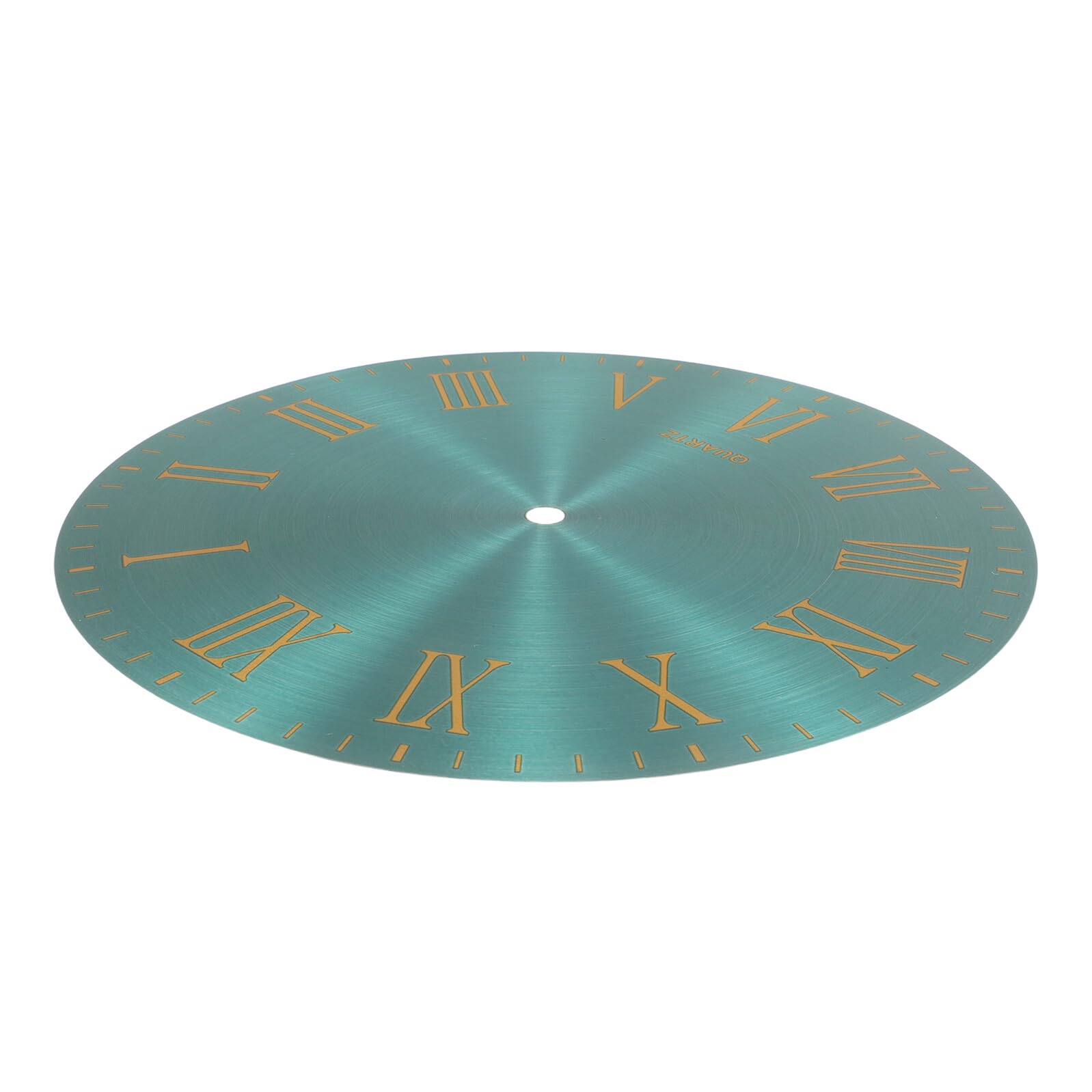 Horloge aluminium vert chiffres romains accessoire moderne bricolage cadran DIY