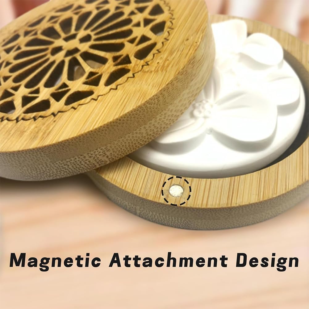 Set regalo diffusore di oli essenziali a forma di fiore / confezione regalo diffusore di pietre aromatiche / Diffusori passivi fatti a mano con olio - Italia