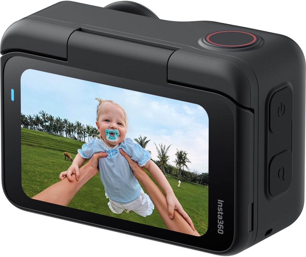 Insta360 GO Ultra Standard Bundle Midnight Black | Compact Wearable Action Camera with Magnetic Mounts, Smooth Stabilized Video, Hands-Free Vlogging Kit + 64GB Card + Card Reader + More