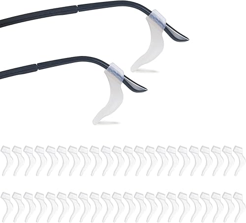 YINGFENG 16 pares de soportes antideslizantes de silicona para gafas, soporte para lentes, agarre de silicona de alta calidad, se adapta a la