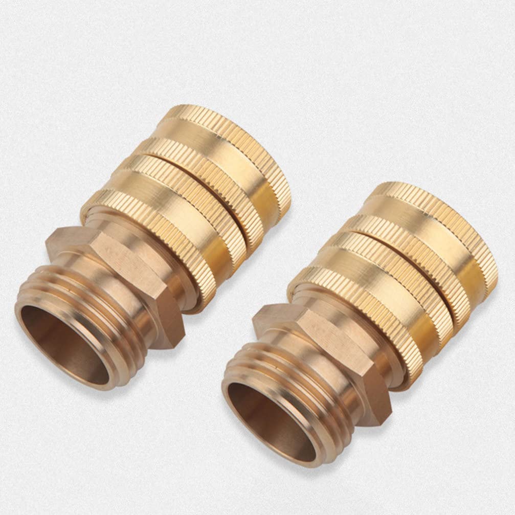 Adaptadores de grifo flexibles de rosca de hierro macho Juego de accesorios de conector de manguera, conectores de línea de aire, conectores rápidos, juego de enchufe y acoplador de aire, limpiador de