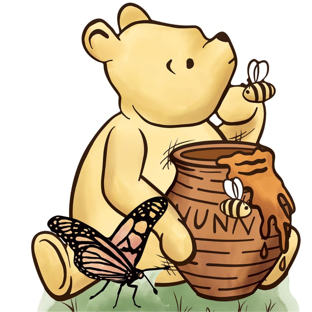 SC4893 Winnie Bundle - Bear Honey Pot Cardboard Cutout Multi Pack Bundle Height 52cm