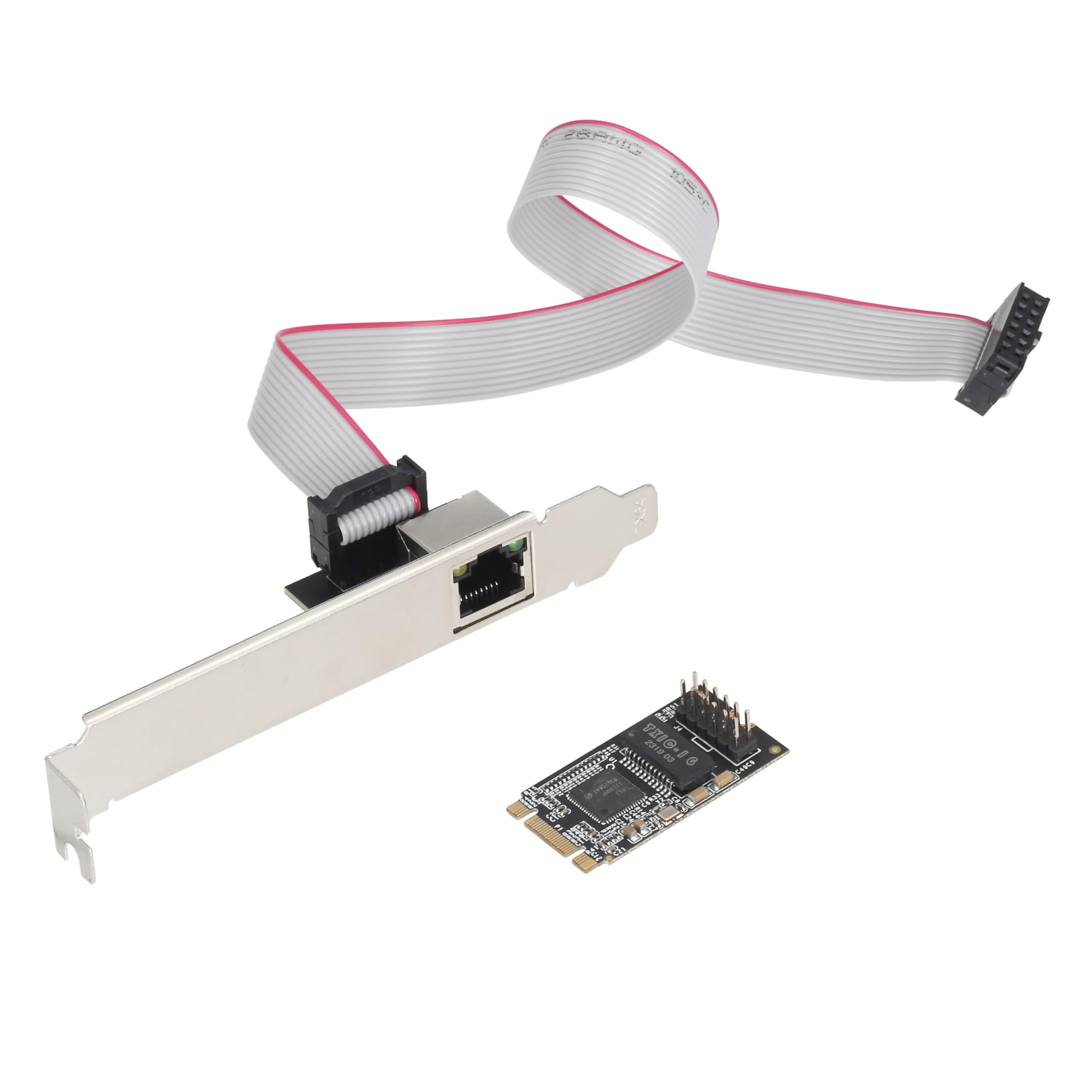 M.2 B+M Key Gigabit Ethernet Network Card, Intel I210 Chip 10/100/1000Mbps RJ45 LAN Adapter, 2242 Size Low-Profile NIC for Industrial PC, NUC, Mini PC, Embedded System, Support DPDK PXE VLAN-image-7