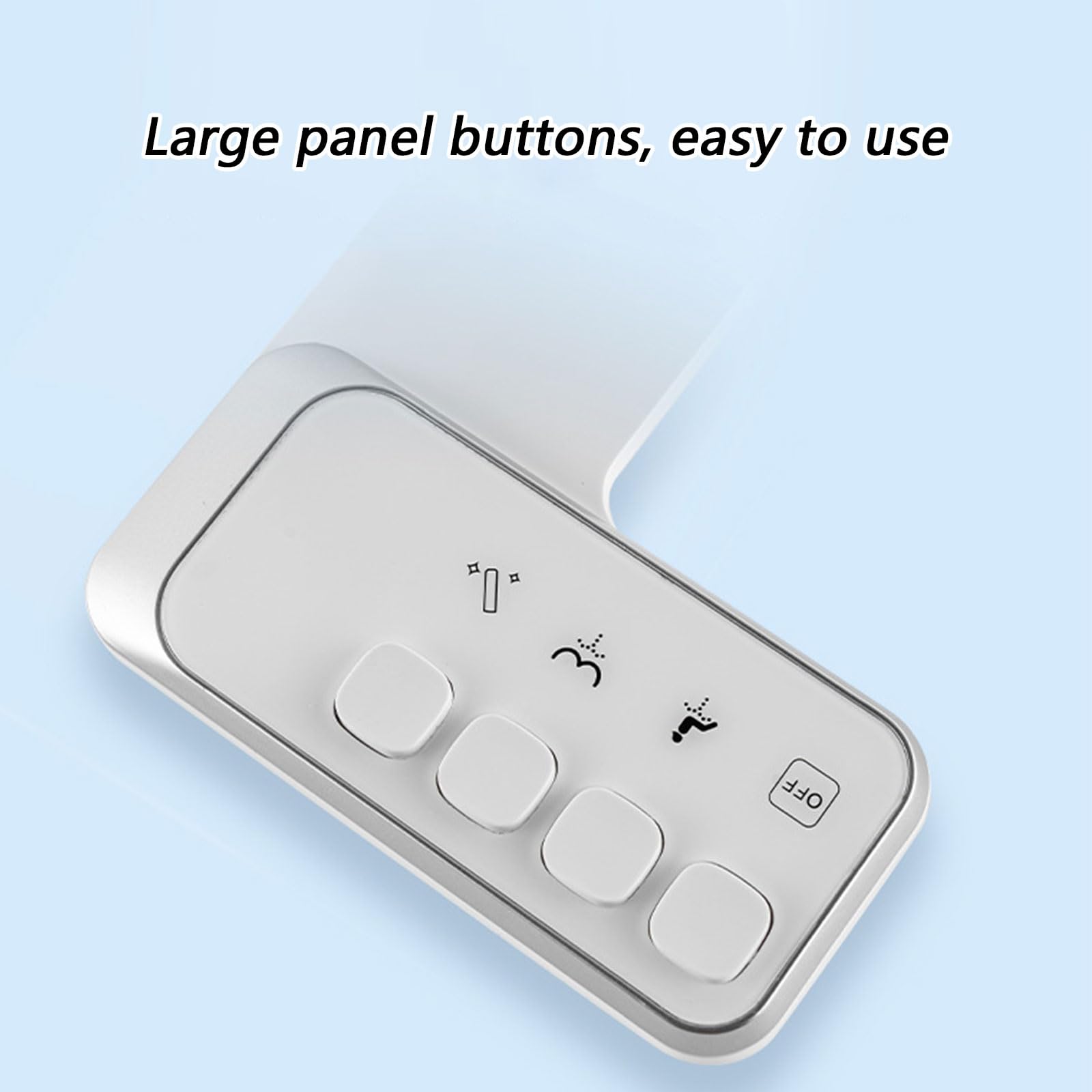 Boquilla plegable para ahorro de espacio, montaje manual, no funciona manualmente, accesorio de bidé eléctrico, rociador de inodoro