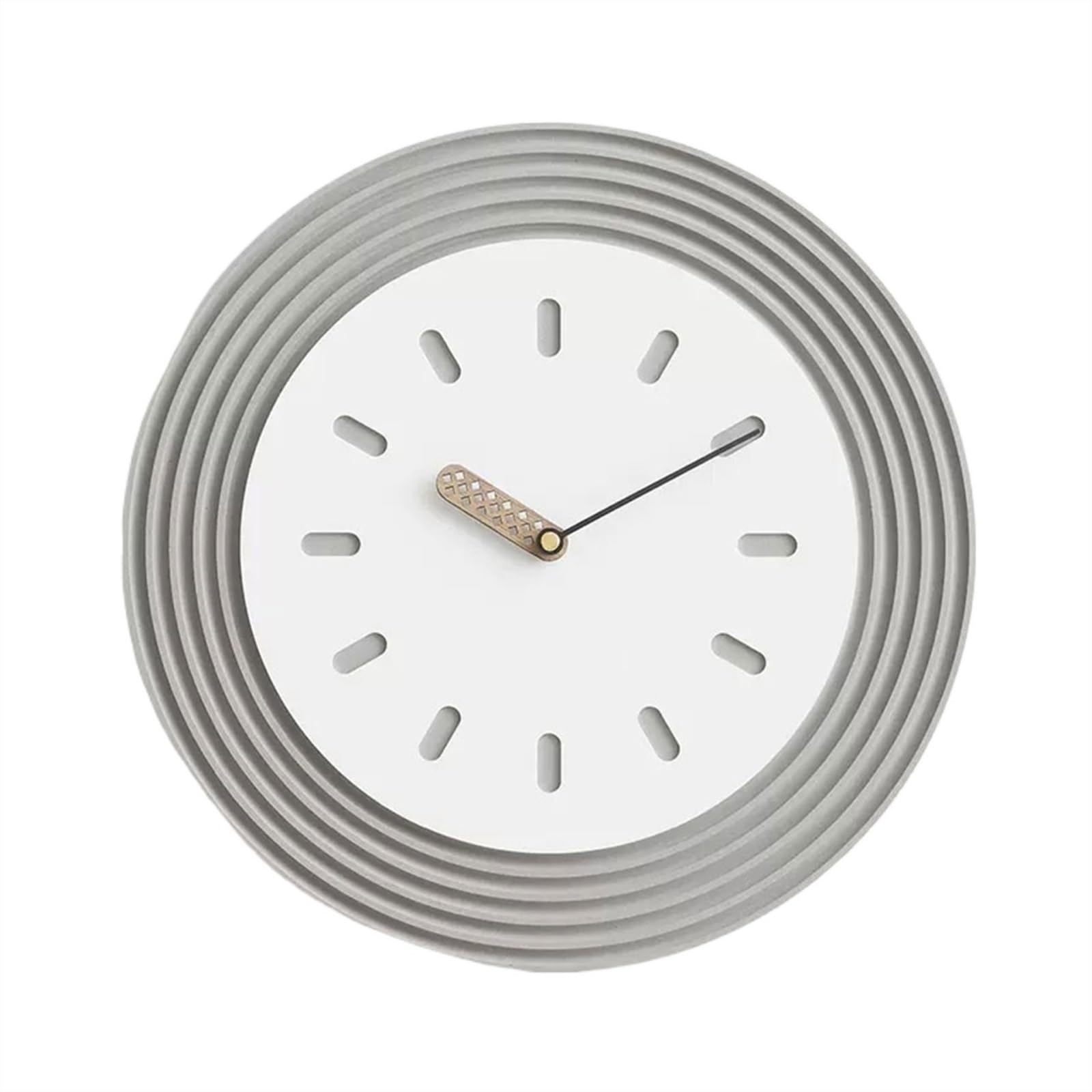 EINES Wall Clocks No Punch Wall Clock Living Room Home Modern Simple Fashion Wall Clock Bedroom Design Art Creative Mute Clock(A)