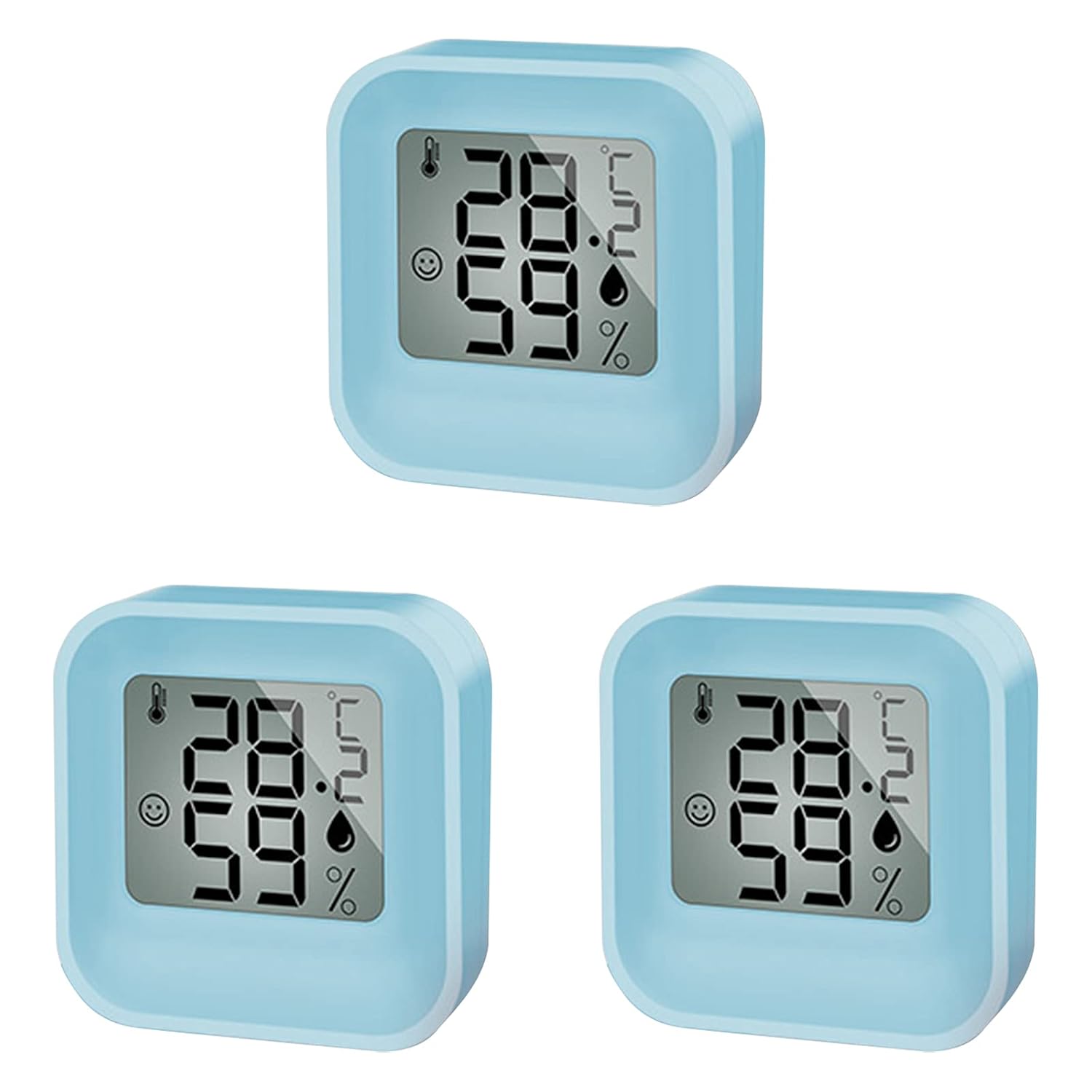 NIKJEBDF Digital Hygrometer Innen, Thermometer Hygrometer Hygro