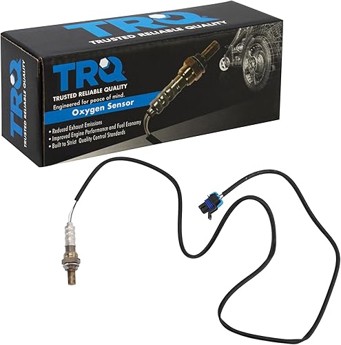 Vista 209 de TRQ Sensor de Oxígeno O2 de 4 Hilos de Banda Estrecha Compatible con VW Atlas 2.0L 2018-21, VW GTI 2.0L 2016-18, Audi A3 Quattro 2.0L 2015-18, VW