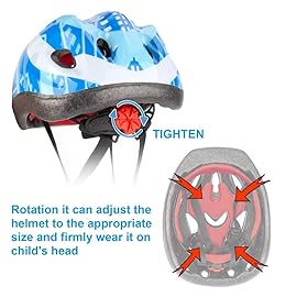 Kid Bicycle Helmets, LX LERMX Kids Bike Helmet Ages 5-14 Adjustable from Toddler to Youth Size, Durable Kids Bike Helmet with Fun Designs for Boys and Girls