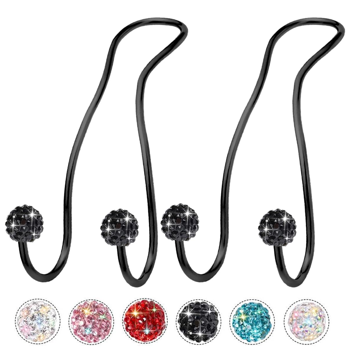 Photo 1 of MTGOCHA Bling Car Headrest Hooks (2 Pack)