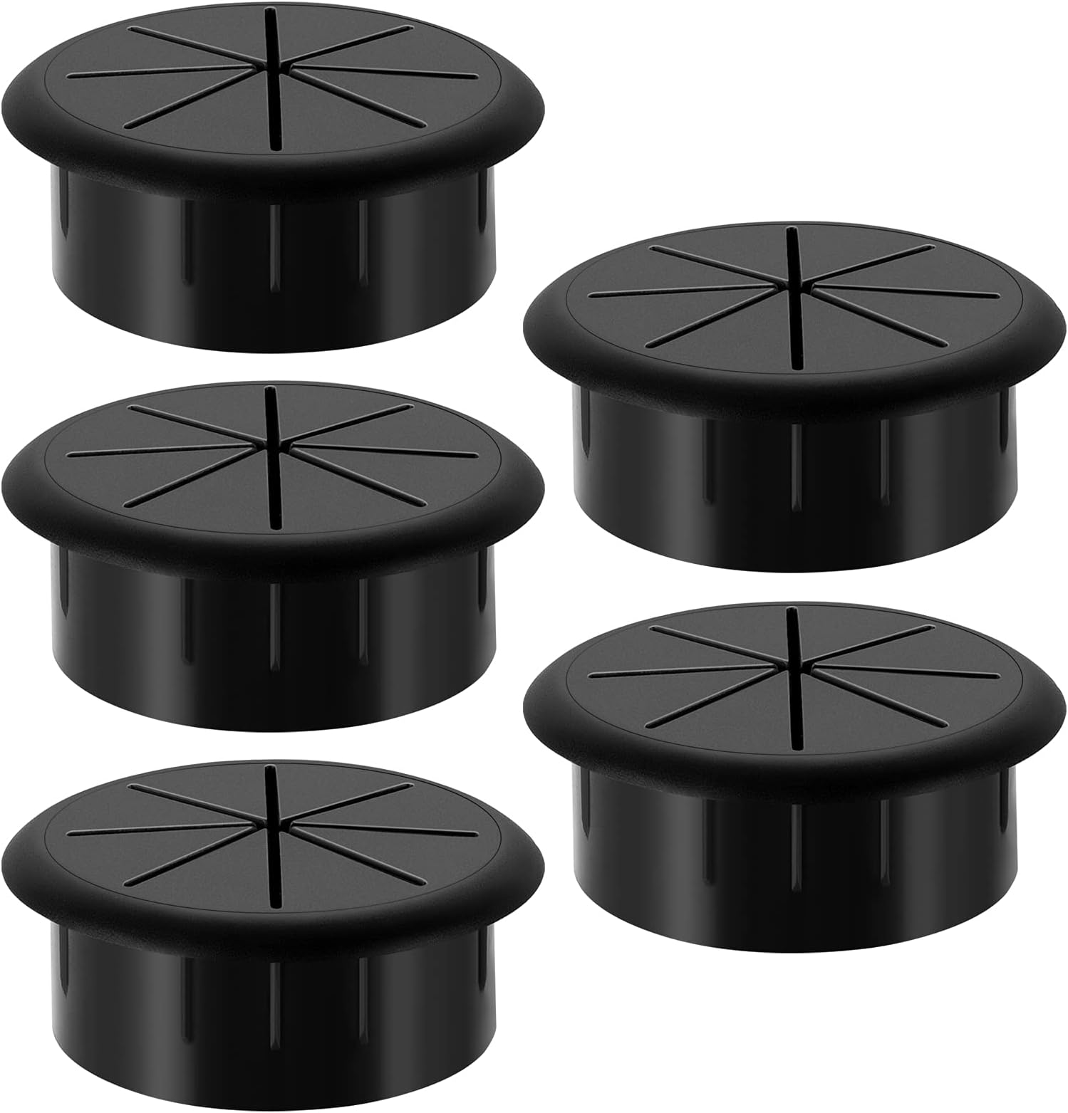 HYCC 2" Flexible Desk Grommet New Color Black 5 Pack Amazon.ca