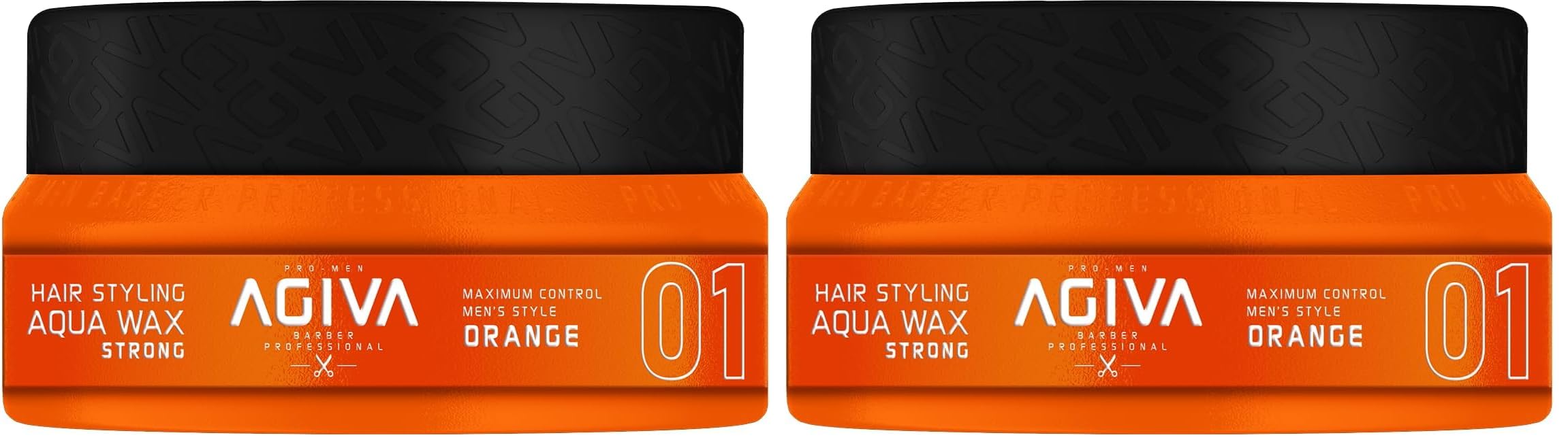 AGIVA Wax 90Ml 01 Aqua Strong(Turuncu) 2li paket