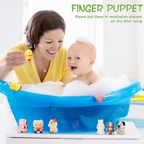 Miniatura 6 de Big Red Barn Farm Animal Toy para niños pequeños de 1, 2 y 3 años, juguetes de aprendizaje Montessori preescolar, juego de granja de simulación con