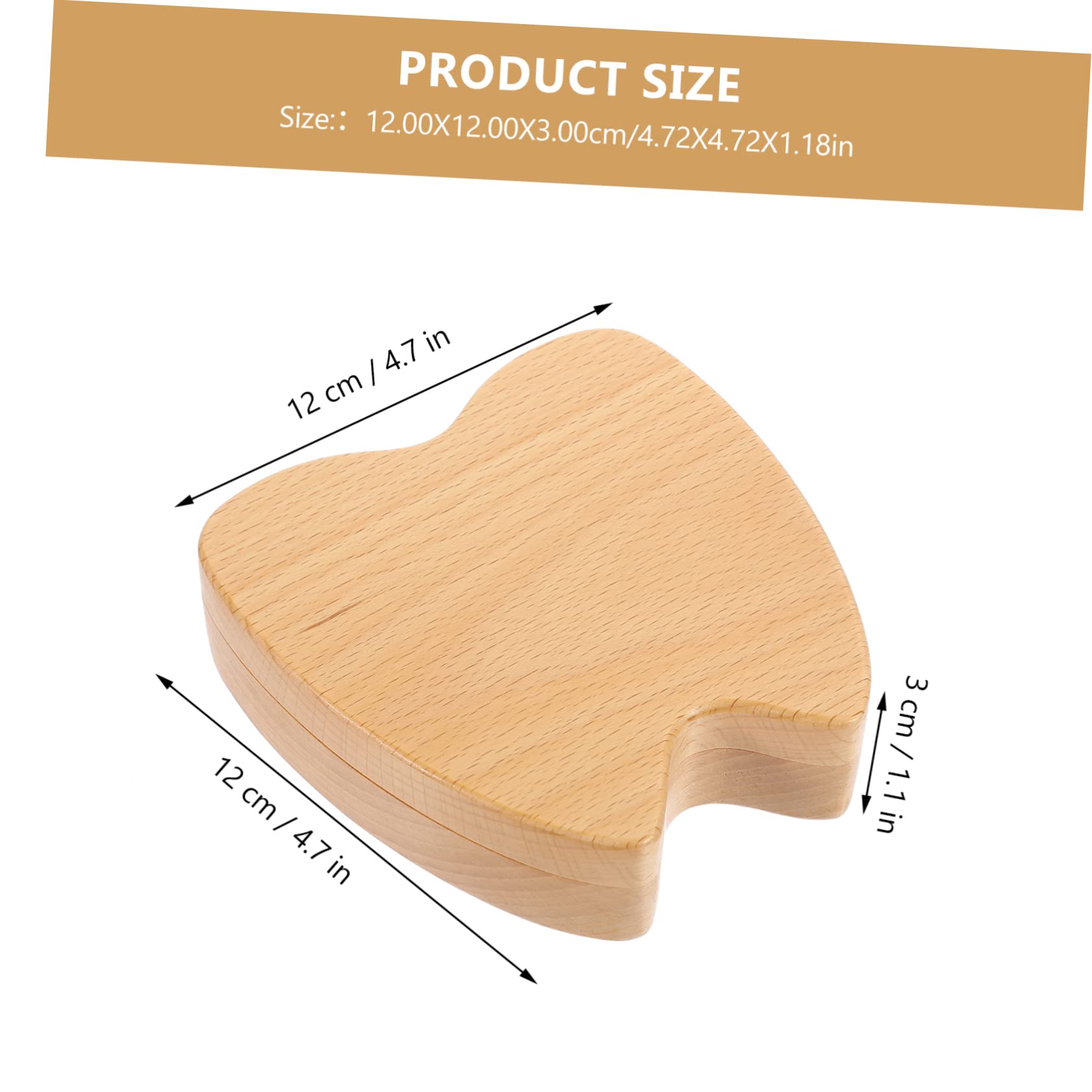 Toddmomy Keepsake Box for Boys and Girls Baby Tooth Box for Baby Wooden Tooth Keepsake