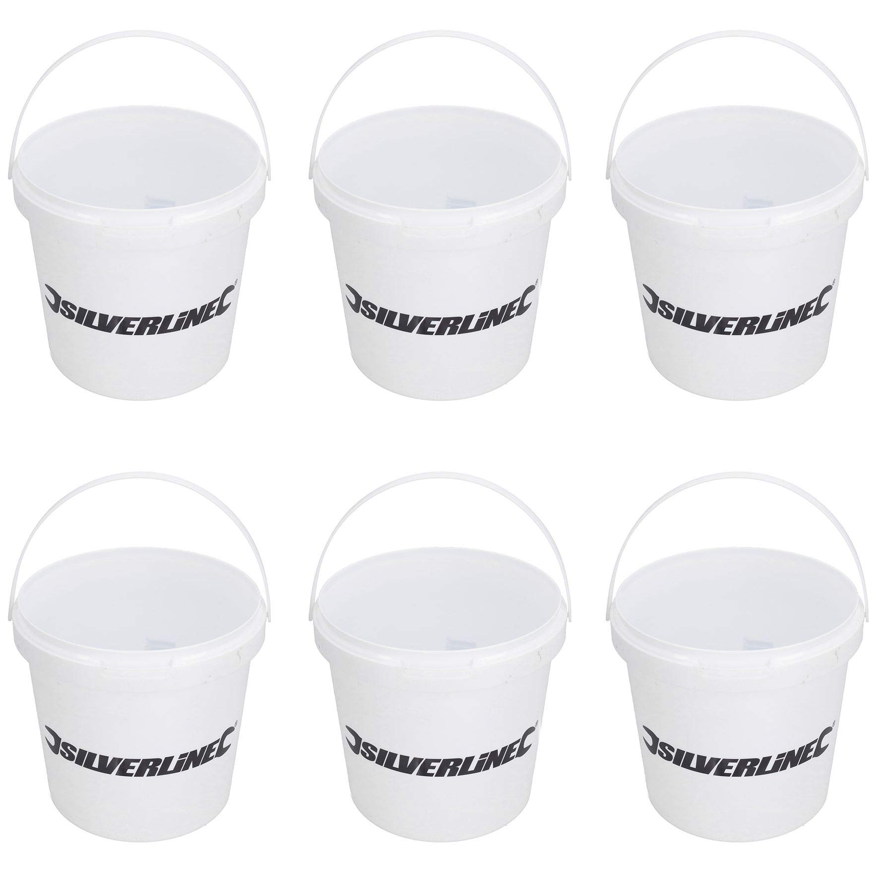 1.5 Litre Plastic Paint Kettle Pot Painting Mixing Pots without Lids Decorating 6pk