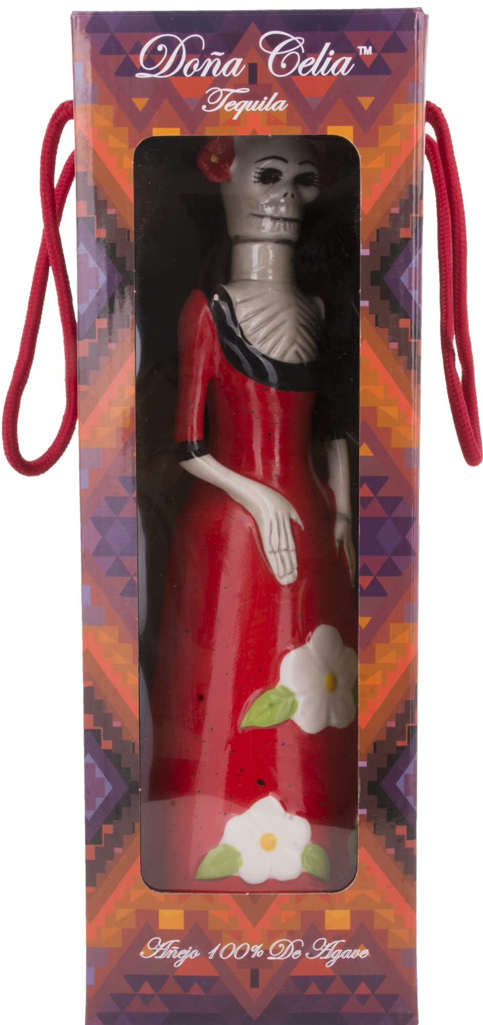 Dona Celia Tequila Añejo 100% de Agave 40% Vol. 0,7l in Giftbox