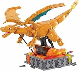 MEGA PokÃ©mon Action Figure Building Toys for Adults, Buildable Motion Charizard with 1663 Pieces, 11 In Tall, for Collector