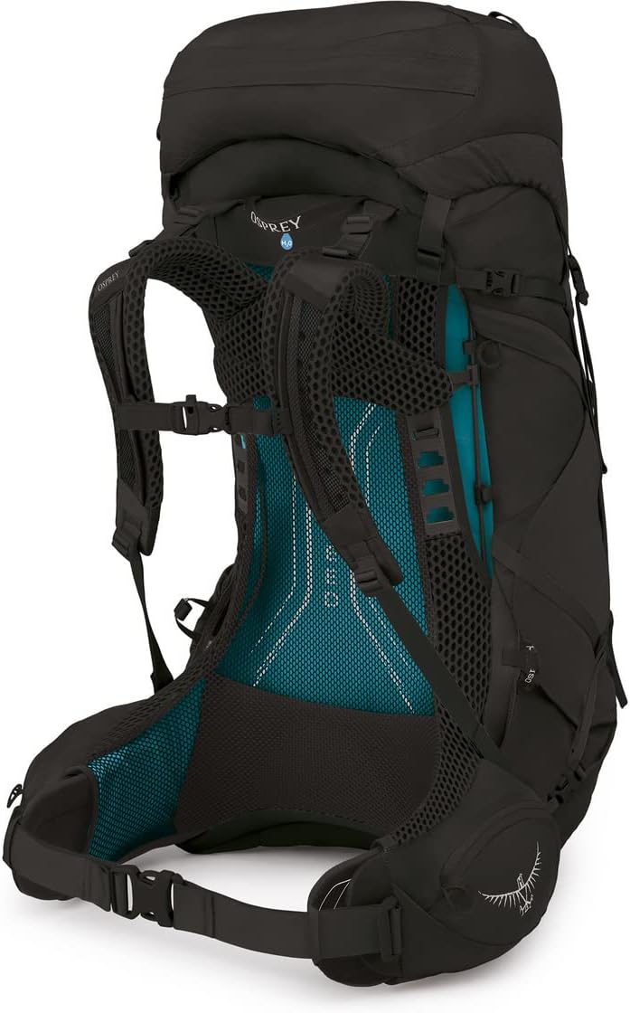 Osprey Aura AG LT 50L Women's Backpacking Backpack, Black, WXS/S