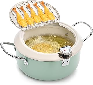 Angju Deep Fryer Pot with Thermometer