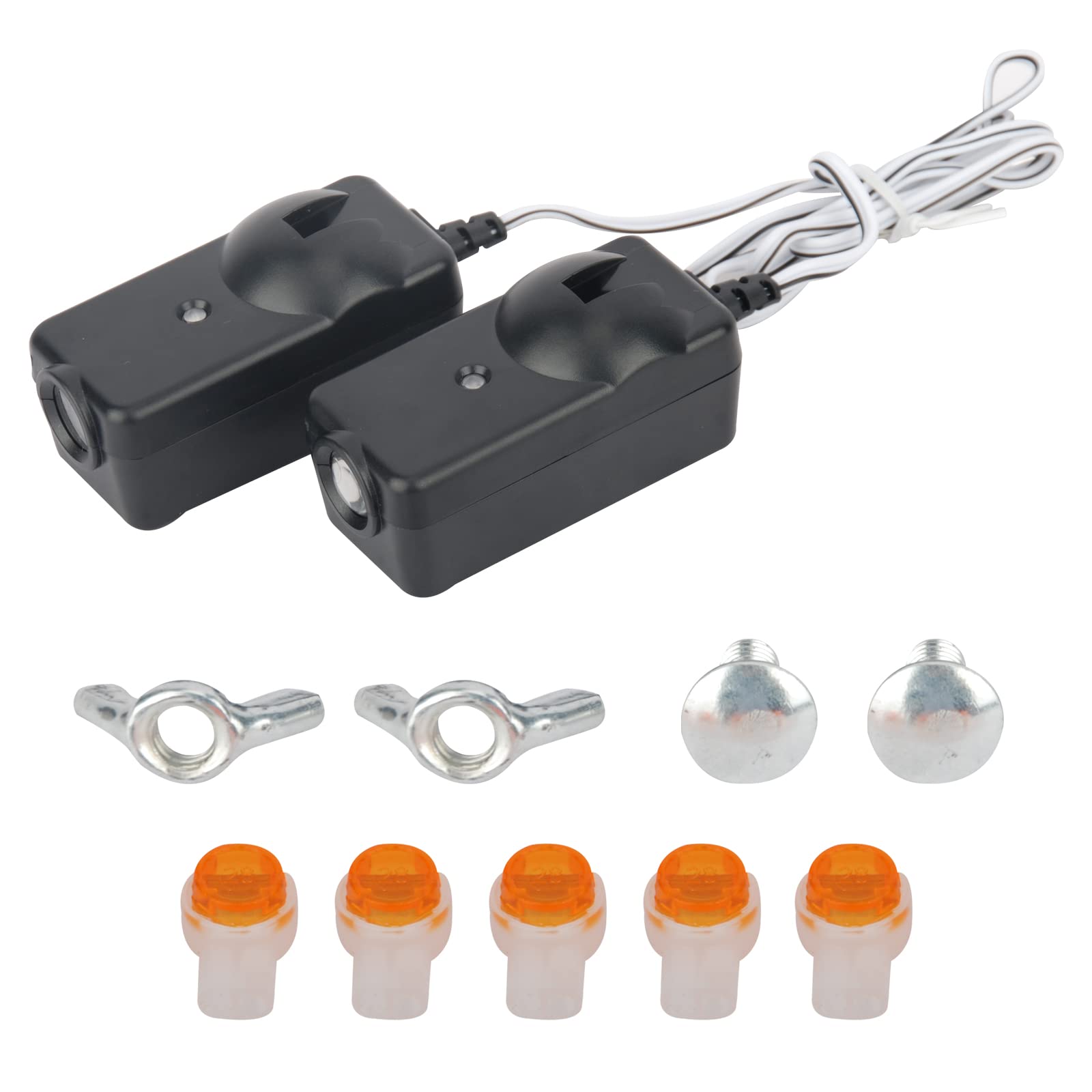 neGas 41A5034 Sensor de Seguridad Ojos de Haz, Compatible con Liftmaster Sears Chamberlain Craftsman Master Mechanic & Wayne Dalton abridor de Puerta de Garaje con reemplazo de Sensor de Seguridad