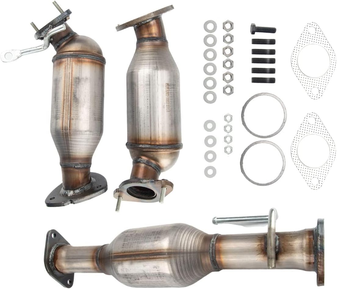 16547 Catalytic Converter Compatible with Acadia 2007-2017 3.6L 2.5L, Enclave 2008-2017 3.6L, Outlook 2007-2010 3.6L, Traverse 2009-2017 3.6L, EPA Compliant Catalyst Converter, 3pcs