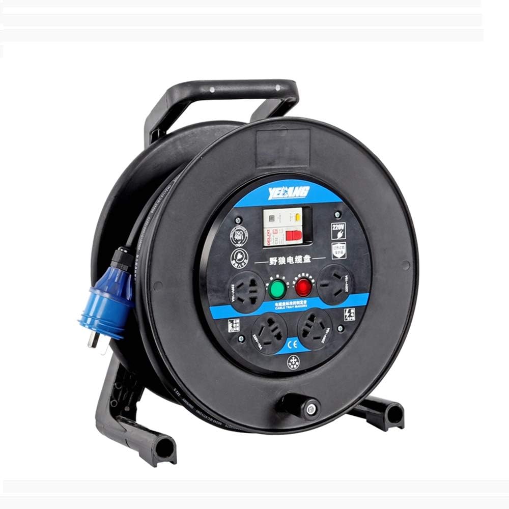 ZBMZBM Cable Reel 25m Extension Cable Reel 220V With 10