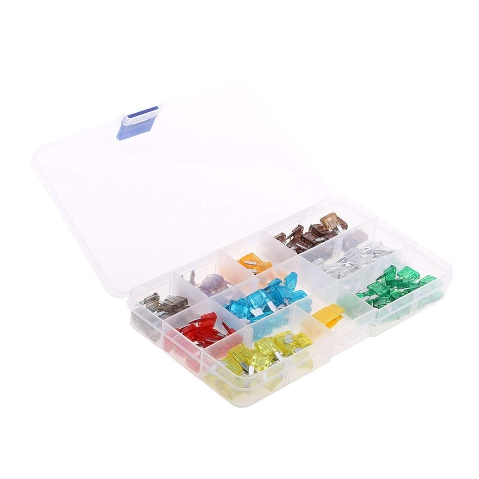 140 Pezzi Assortiti Mini fusibili a Lama per Camion per Auto con estrattore (2/3/5/7.5/10/15/20/25/30/35/40 AMP)