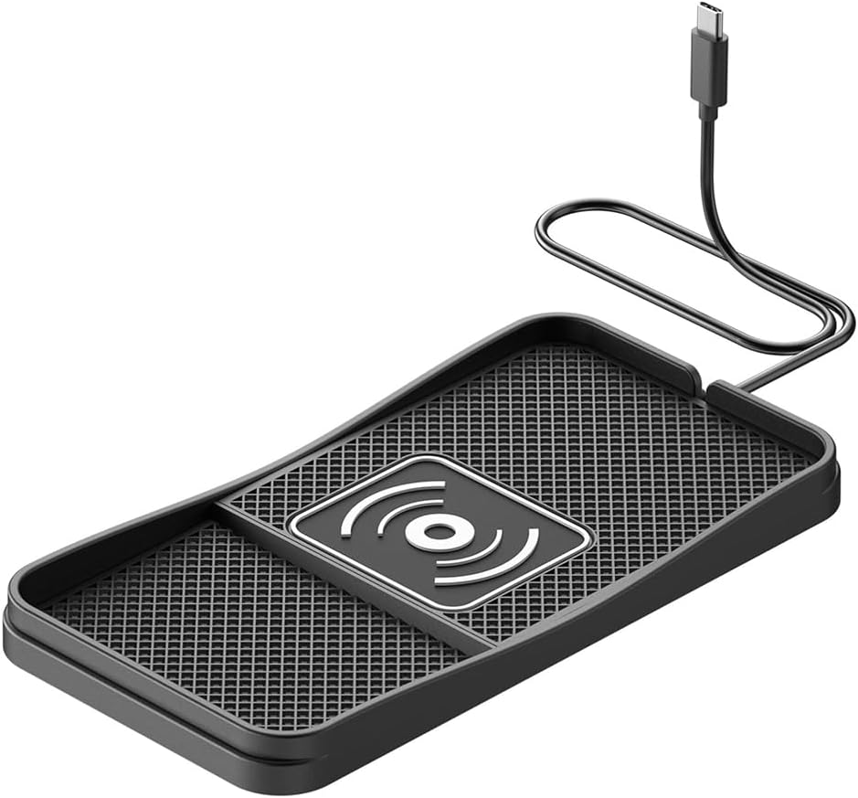 車用ワイヤレス充電パッド に適用 レクサス RC200t/RC300/RC350/RC F, 20W急速充電 車載ワイヤレス充電器