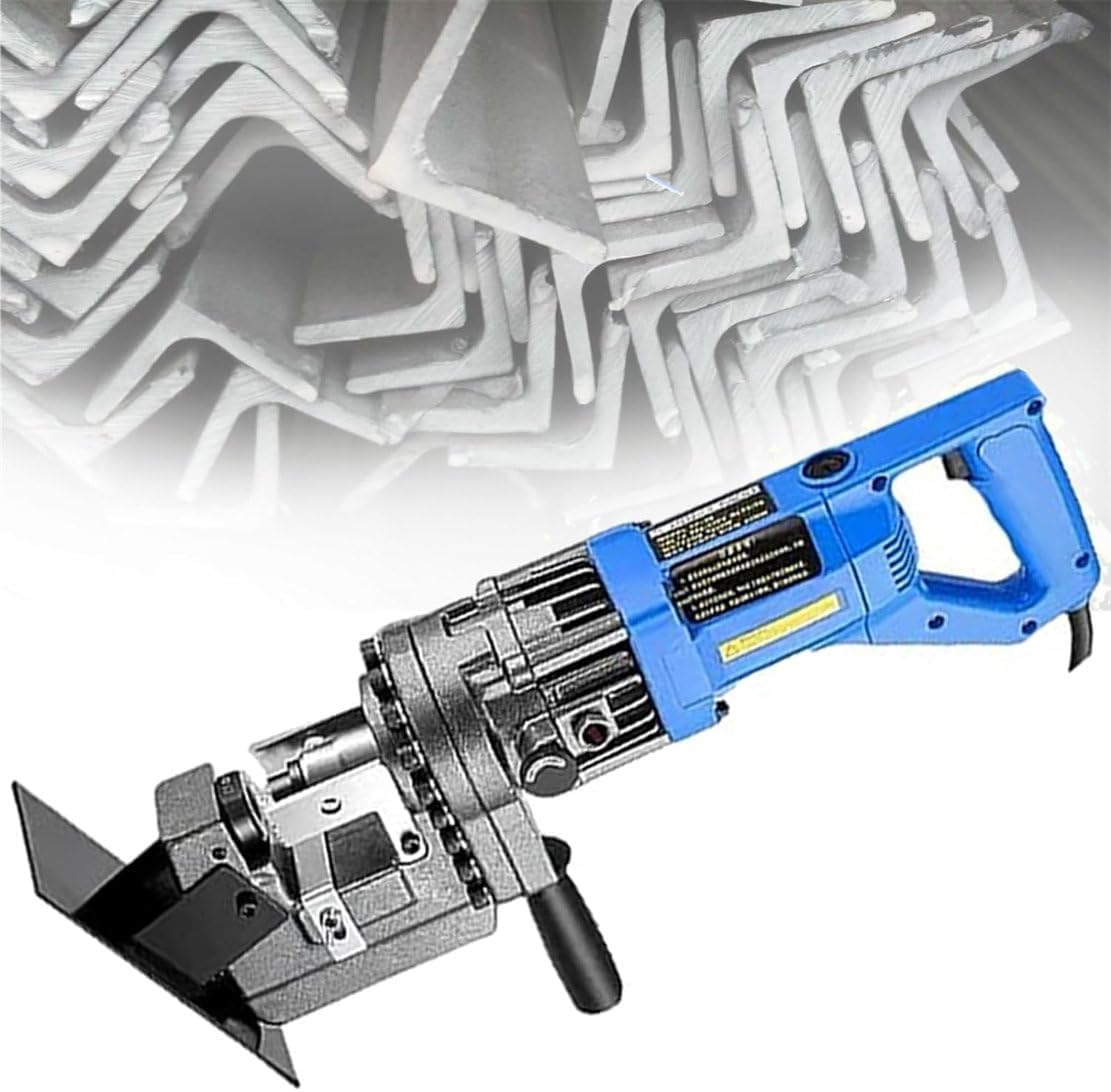 Punzonatrice Idraulica Elettrica 1300W - Con 5 Matrici, Per Forare Metallo, Acciaio, Alluminio