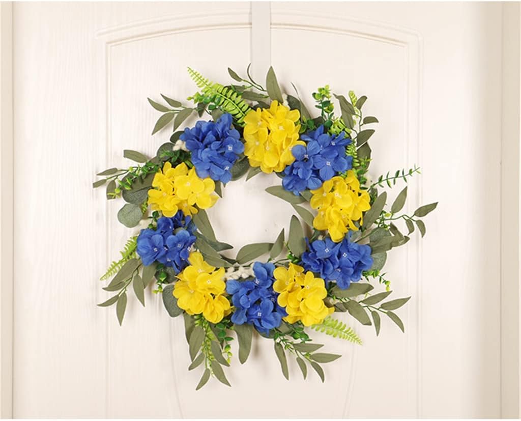Artificial Decorative Wreath Simulation Embroidered Ball Green Eucalyptus Leaves Home Decoration Holiday Decoration