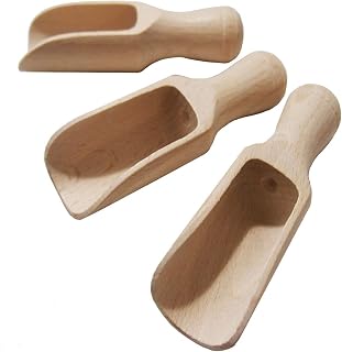 Juego de 3 palas de madera de 6 cm (C1)