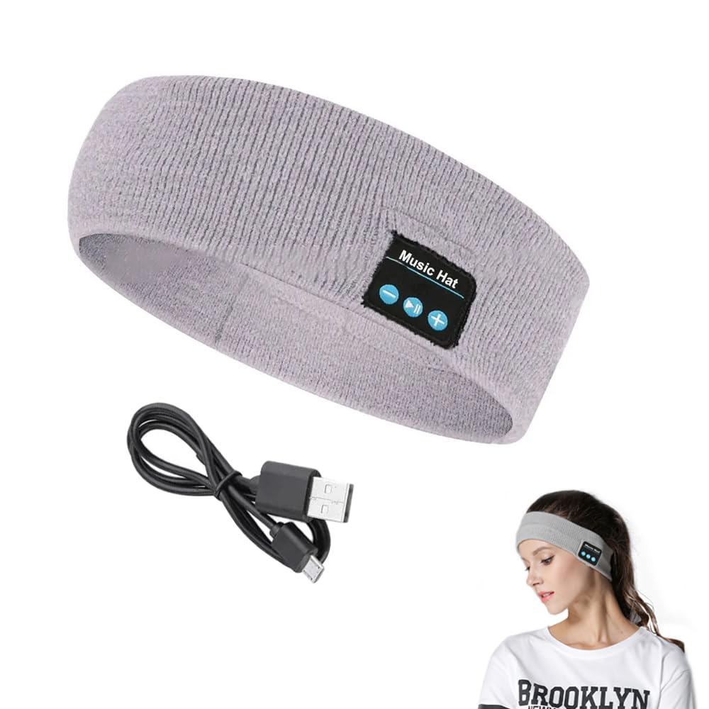 Yeabomy Sleep Headphones Wireless, Bluetooth Sports Headband Headphones with Ultra-Thin HD Stereo Speakers Perfect for Sleeping,Workout,Jogging,Yoga,