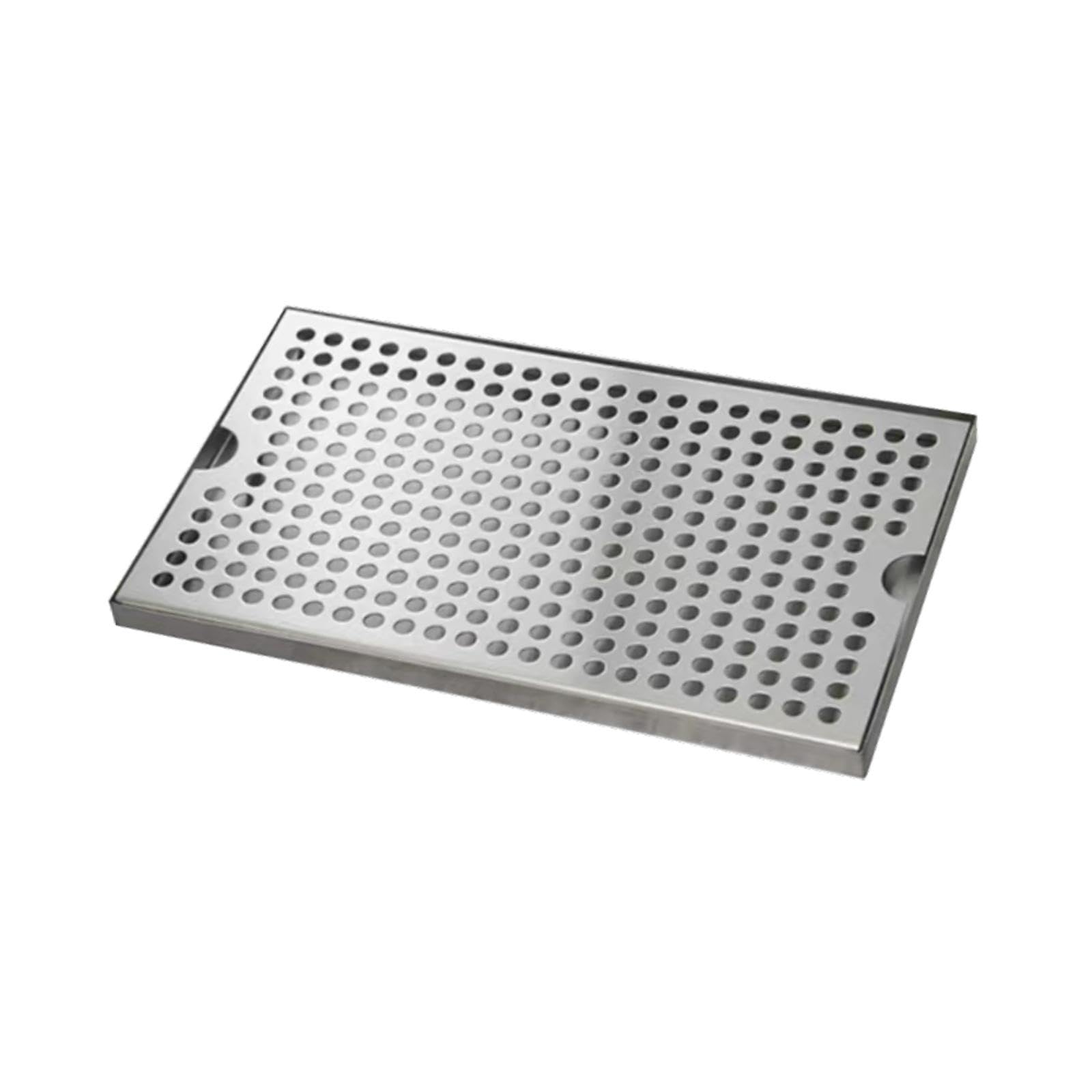 Bandeja de goteo de acero inoxidable de 30x17,5 cm para cerveza en bares y cocinas