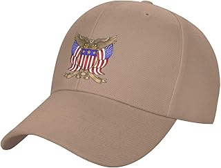 American Eagle Badge Baseball Cap for Men Women Hat Adjustable Solid Color Trucker Hats