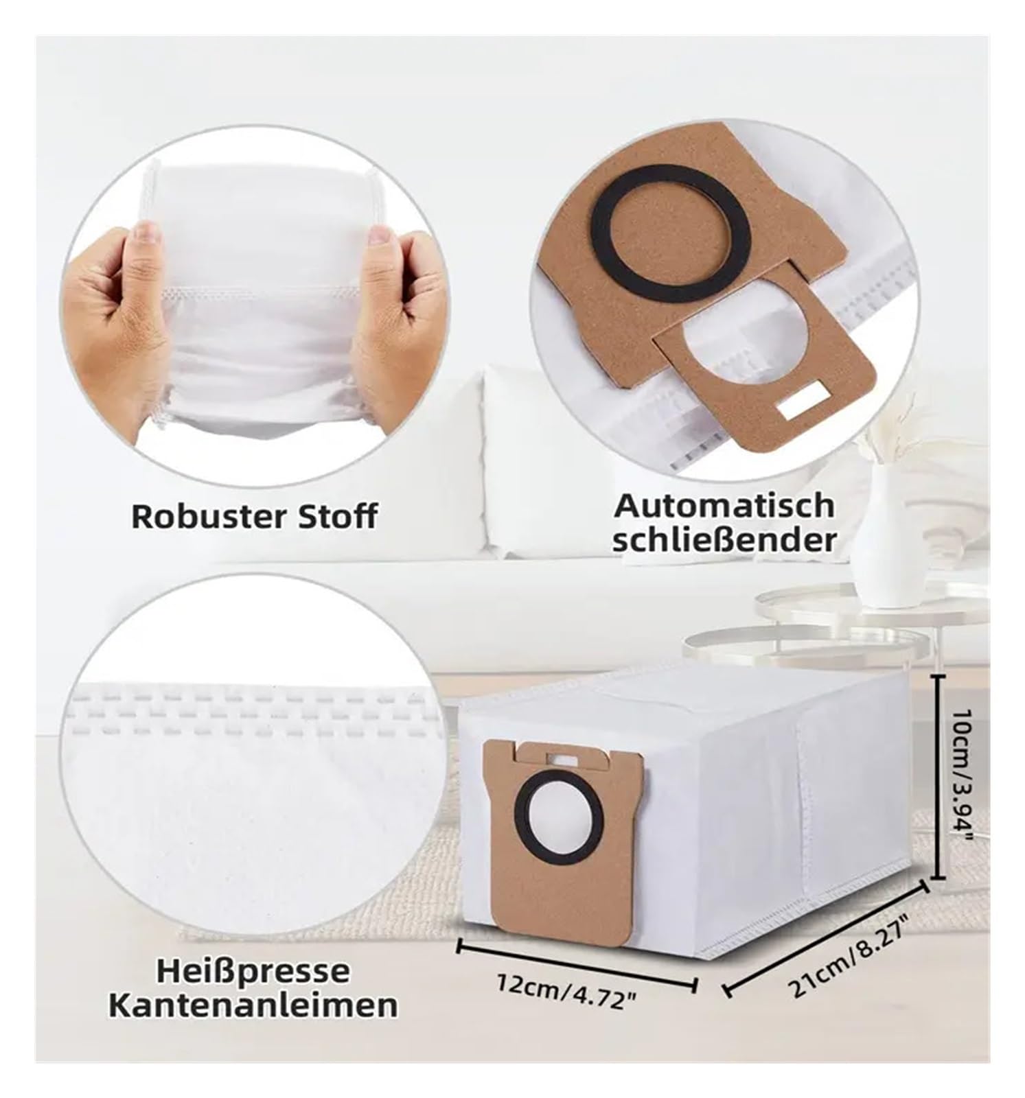 Compatibile Con Xiaomi, Sacchetti For Aspirapolvere