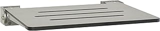 Sechrome 18 inch Silhouette Slimline Folding Wall Mount Shower Bench Sea...