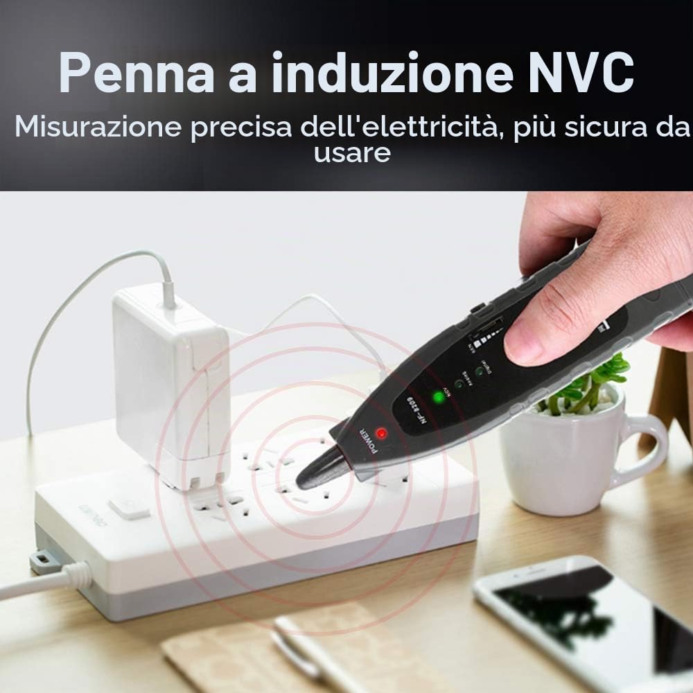 Tester NF-8209 care Tracker Strumento di rete Wiremap CAT5 CAT6 Misura della lunghezza del cavo Test PoE Funzione NCV