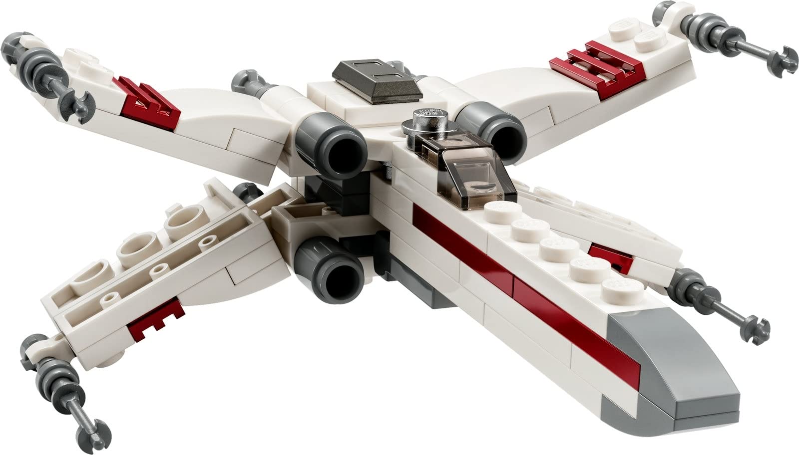 Lego Set of 3: 75363 N-1 Starfighter of the Mandalorian Microfighter, 75324 Attack of the Dark Trooper & 30654 X-Wing Starfighter - Image 7