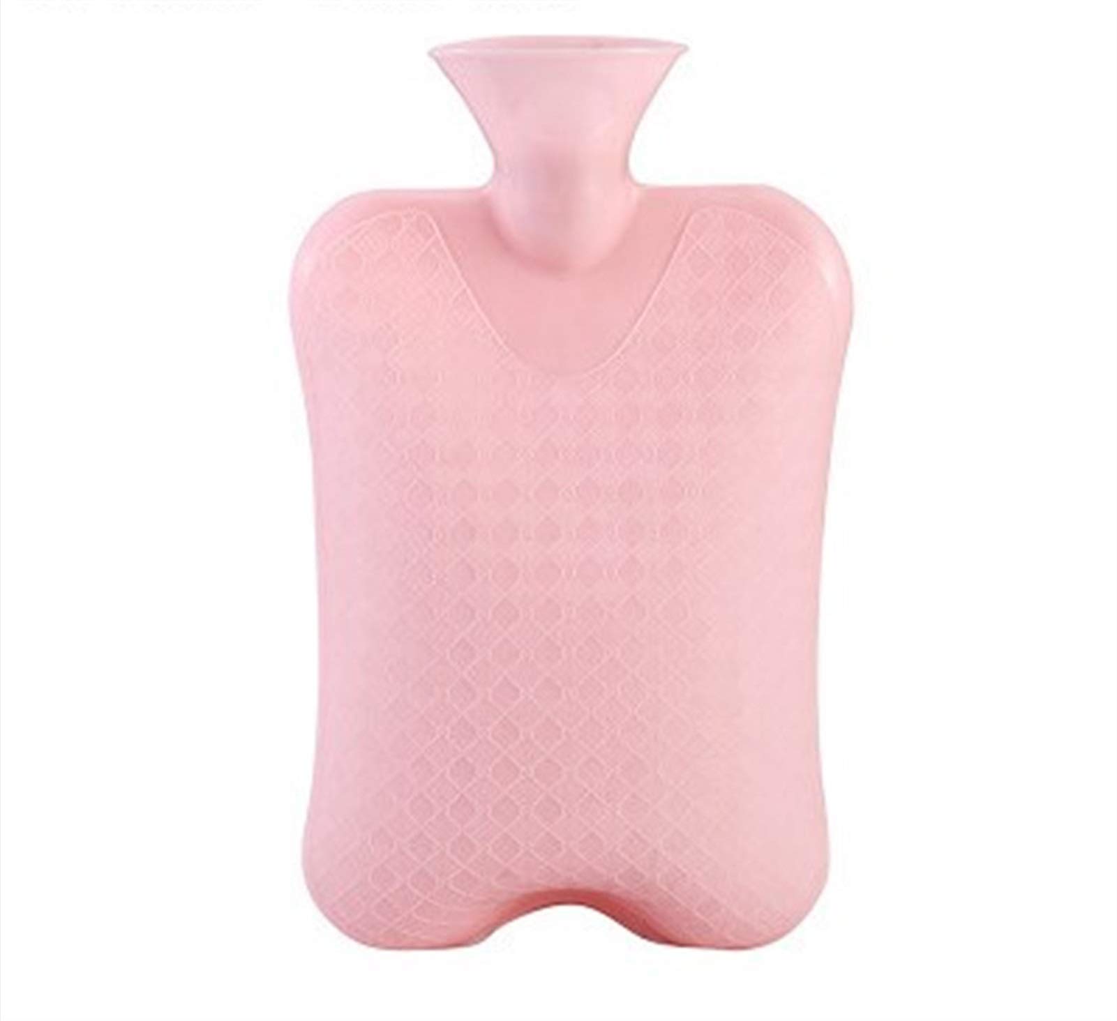 Bouillotte 2PCS Bouillotte bouteille solide Couleur épais en caoutchouc de silicone eau chaude irrigation Warmers main chaude Palais Réchauffez Sac Bouillotes Pour Eau Chaude ( Color : 2PCS Pink L )