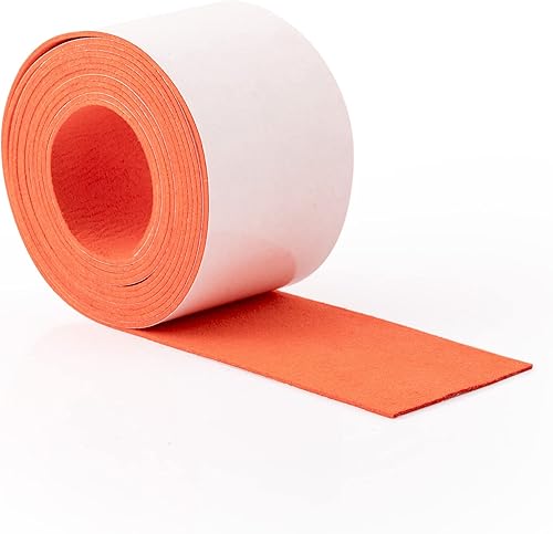 Miniatura 8 de FOSHIO Fieltro de microfibra para envoltura de borde de escobilla de 6.6ft de longitud, fieltro rojo para cubrir los bordes de las espátulas de