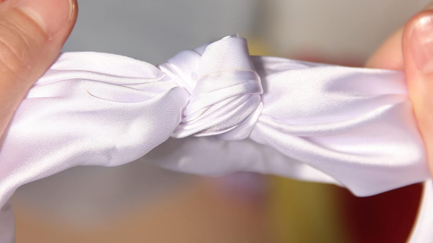 Satin Scrunchies with Bow - 10 Pack Hair Scarf Scrunchies, Bow Hair Ties Elastic Ponytail Holders, Soft Hair Ribbon Bands for Women & Girls, Gentle Hair Accessories for All Hair Types - Image 8