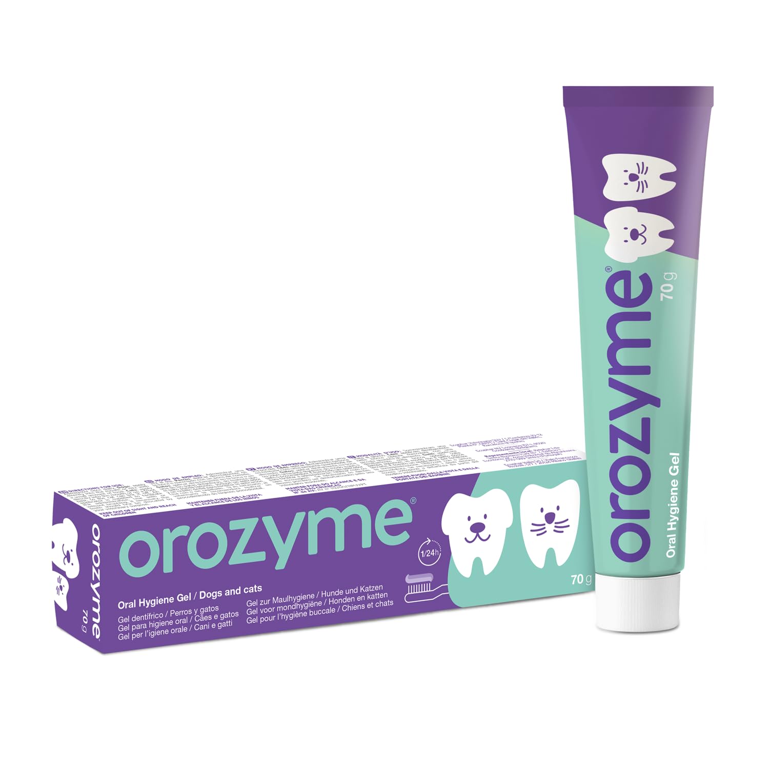Gel buccodentaire Orozyme | Chiens & Chats | 2 x 70 g