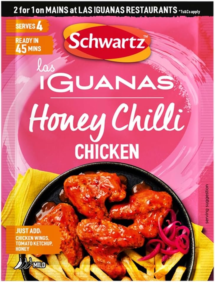 Schwartz x Las Iguanas Honey Chilli Chicken Recipe Mix, 35g