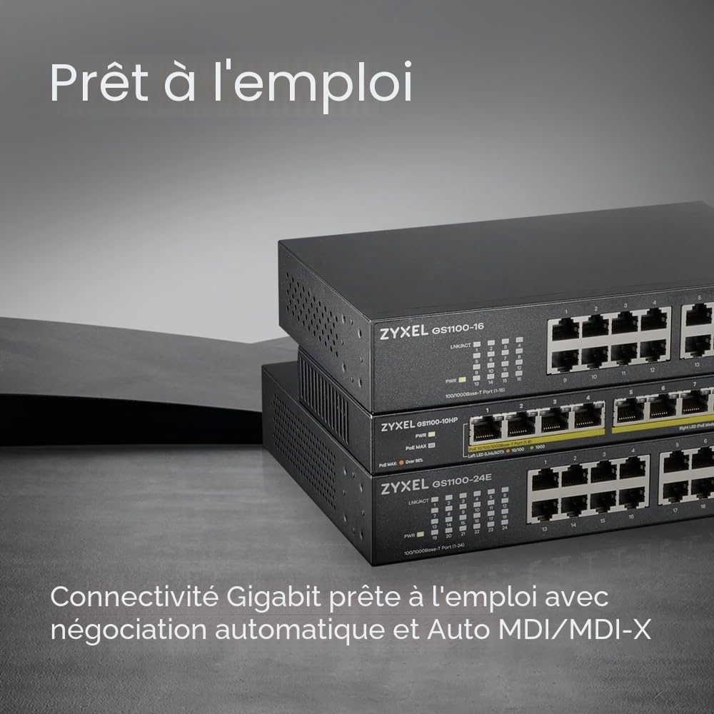 ZyXEL GS1100-16 commutateur réseau