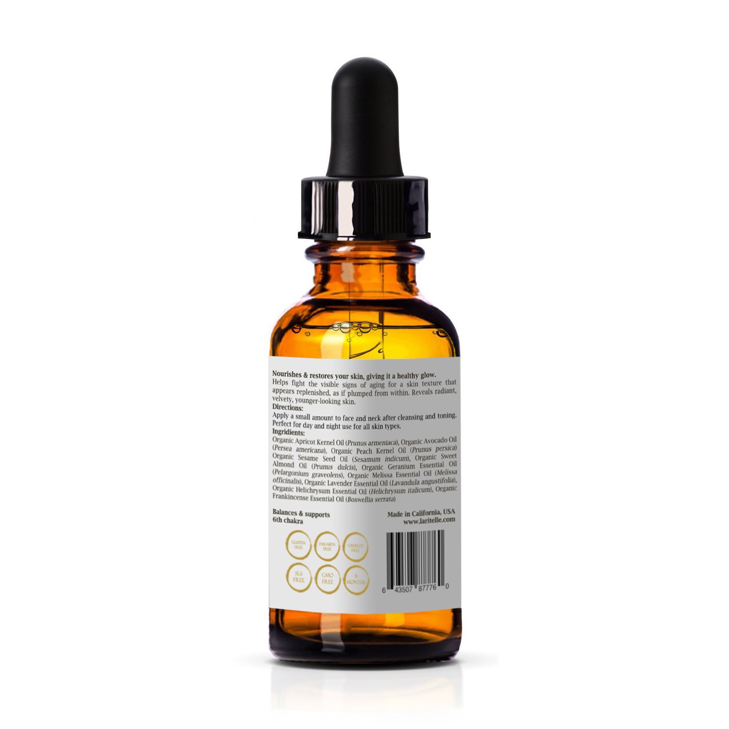 Laritelle 7 Chakras Gift Set | Organic Hair & Skin Care Ritual to Balance, Support & Heal Body, Mind & Spirit