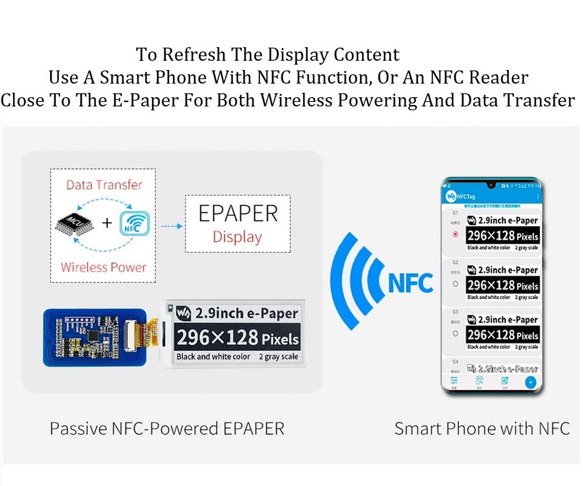 2.7 Inch Passive NFC-powered E-paper Module - Buy A Produktbild-Vorschau 12