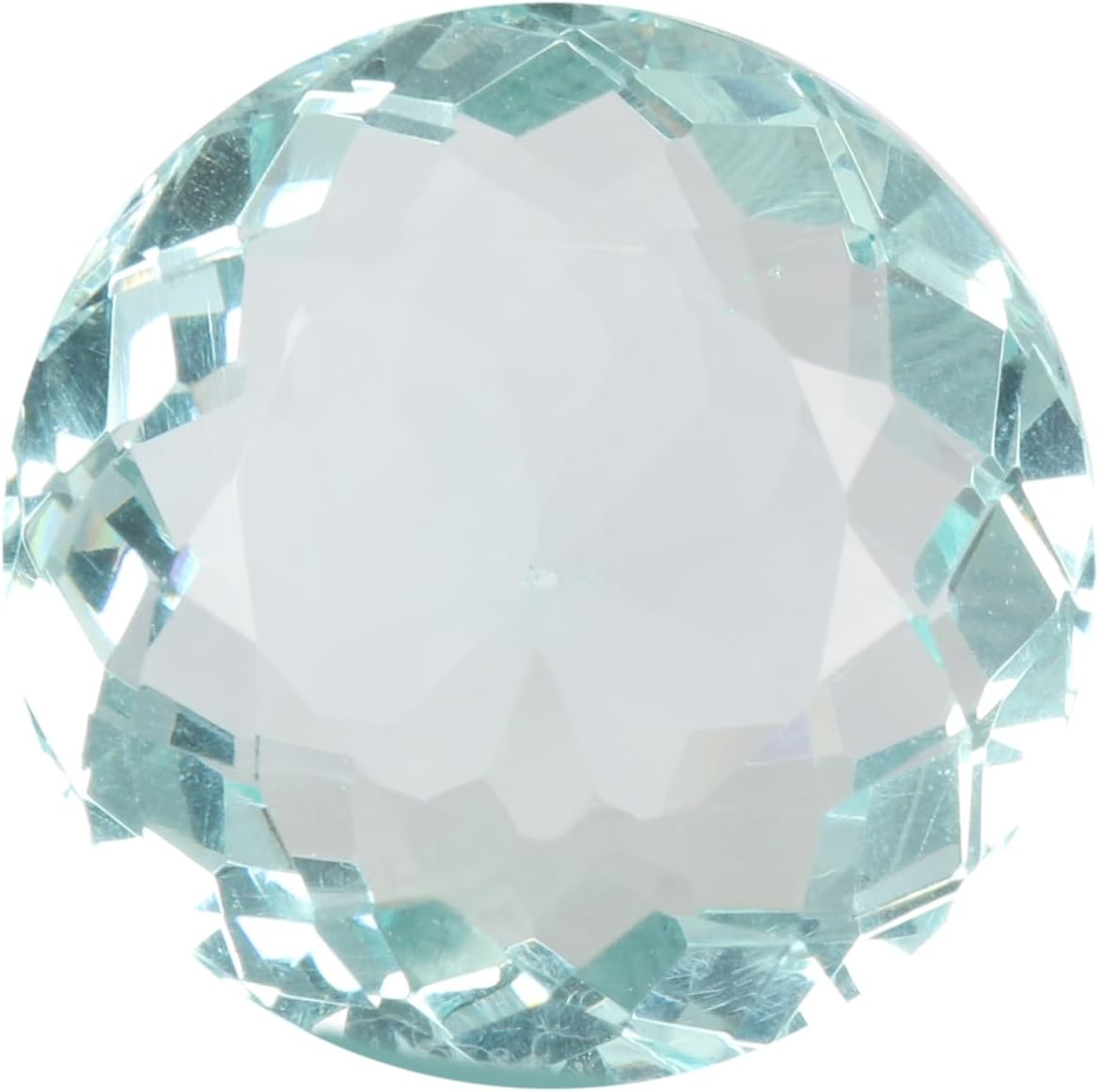 Loose Gemstones Beautiful Sky Blue Aquamarine 89.00 Carat. Shiny Round Cut Loose Gemstone Perfect for Jewelery