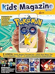 Capa de Kids Magazine Extra Ed.02 Pokémon Go e Minecraft