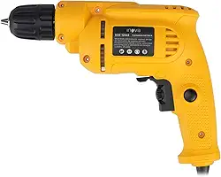 INOVA CASES Furadeira Elétrica 220V 350W, Função 2 em 1, Mandril de Metal com Alça Giratória, Giro Bilateral e Multi-Ajustável, Ideal para Madeira, Metal e Concreto