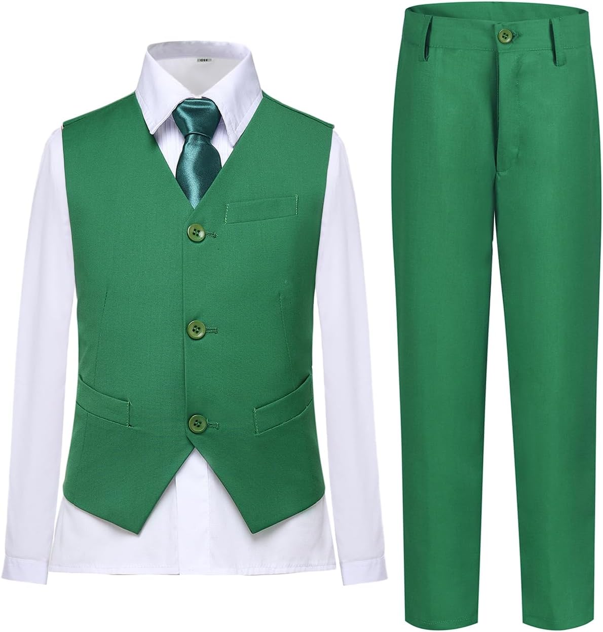 Boys Vest Set Formal Dress Suit